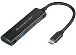 Conceptronic HUBBIES 4-Port-USB 3.0-Hub, USB-C-Anschluss