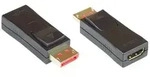 Alcasa HDMI-DP14G Kabeladapter Displayport Schwarz