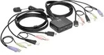 Tripp Lite B032-HUA2 USB/HD-Kabel KVM-Switch mit 2 Anschl&uuml;ssen, Audio/Video,...