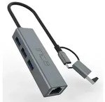 Inca IUTP-03TX Schnittstellen-Hub USB 3.2 Gen 1 (3.1 Gen 1) Type-A + Type-C...