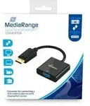 MediaRange MRCS173 Videokabel-Adapter 0,15 m VGA (D-Sub) DisplayPort Schwarz