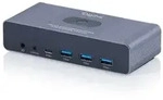 Digitus USB-C 3.0 Dual HDMI KVM Switch, 2-Port, 4K60Hz, Core Line