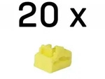 Lindy 47901 Schnittstellenblockierung RJ-45 Gelb Acrylnitril-Butadien-Styrol (ABS) 20