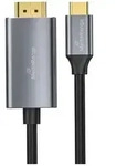 MediaRange MRCS217 Videokabel-Adapter 1,8 m USB Typ-C HDMI Schwarz, Silber