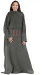 Mad Monkey 2000051 Heizdecke Elektrisch beheizter &Uuml;berwurf Grau Fleece