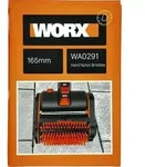 WORX WA0291 Harte Fl&auml;chenb&uuml;rste f&uuml;r Akku-Oberfl&auml;chenreiniger WG441E-...
