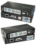 Lindy 39378 Tastatur/Video/Maus (KVM)-Switch Schwarz