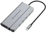 Conceptronic DONN34G 10-in-1 USB 3.2 Gen 2 MST dockingstation, HDMI 4K 60Hz,