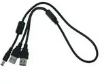 Silex E1639 USB Kabel 0,5 m 2 x USB A Schwarz