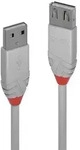 Lindy 36711 USB Kabel USB 2.0 0,5 m USB A 0,48 Gbit/s Grau