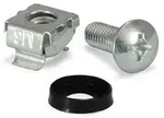 Equip M6 K&auml;figmuttern- und Schrauben-Satz, 50 Sets/pack