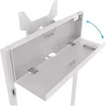 B-TECH E-Paper Stand 200x200mm back-to-back/neigbar/wei&szlig;