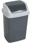 MAUL 9520587 M&uuml;lleimer 5 l Rechteckig Kunststoff, Polypropylen (PP) Dunkles Grau,