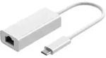 EFB Elektronik EBUSBC-RJ45-1000MBIT Kabeladapter RJ-45 USB Type-C Wei&szlig;