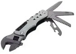 TROIKA TOL44/GY Multi-Tool-Zange Taschengr&ouml;&szlig;e 12 Werkzeug Grau