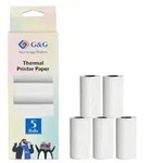G&G GP-50*30*90PT-0&Phi;13-5P Wei&szlig; Selbstklebendes Druckeretikett