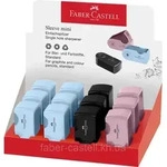 Faber-Castell 182774 Anspitzer Manueller Bleistiftspitzer Schwarz, Blau, Pink