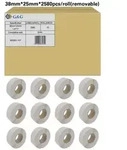 G&G 19803 Druckeretikett Wei&szlig; Selbstklebendes Druckeretikett