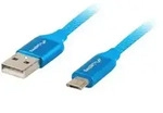 Lanberg CA-USBM-20CU-0010-BL USB Kabel USB 2.0 1 m Micro-USB A USB A 0,48...