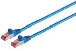 Patchkabel cat6A S/FTP PIMF Halogenfrei blau 0,5m