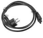 Lanberg CA-C5CA-11CC-0018-BK Stromkabel Schwarz 1,8 m CEE7/7 C5-Koppler