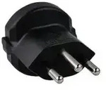Kabelmeister SKA-6002PS Kabeladapter Swiss mains plug type J Schwarz
