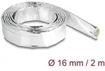 DELOCK Kabelschlauch aus Glasfasergeflecht und Alu 2m x 16mm