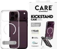 Panzerglass CR40334, PanzerGlass CARE Kickstand Case transp.white MagSafe iPhone