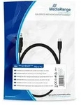MediaRange MRCS184 USB Kabel USB 2.0 1,8 m USB A Micro-USB B Schwarz