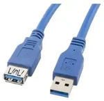 Lanberg CA-US3E-10CC-0030-B USB Kabel 3 m USB A Blau