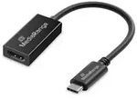 MediaRange USB Type-C zu HDMI Audio und Video Konverter, 20cm, schwarz