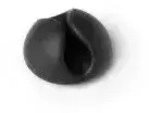 Durable Cavoline Clip 1 Tisch/Bank Kabelhalter Schwarz