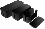LogiLink KAB0077 Kabel-Organizer Universal Kabelgeh&auml;use Schwarz 3 St&uuml;ck(e)