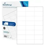 MediaRange MRINK149 selbstklebendes Etikett Permanent Wei&szlig; 1200 St&uuml;ck(e)