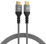 EFB Elektronik HDMI-20-00003 HDMI-Kabel 2 m HDMI Typ A (Standard) Grau