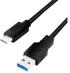 LogiLink CU0171 USB Kabel USB 3.2 Gen 2 (3.1 Gen 2) 3 m USB A USB C 5 Gbit/s Schwarz