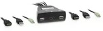 Inter-Tech 88887340 Tastatur/Video/Maus (KVM)-Switch Schwarz