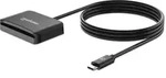 Manhattan 102742 Smart-Card-Leseger&auml;t USB USB Typ-C Schwarz