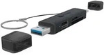 ICY BOX IB-CR203-CU3, Kartenleser 3 in 1, f&uuml;r SD 3.0/MicroSD 3.0 mit USB 2.0...