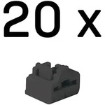 Lindy 47892 Schnittstellenblockierung RJ-45 Schwarz Acrylnitril-Butadien-Styrol...