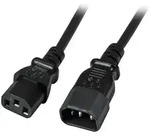 EFB Elektronik EK503.3 Stromkabel Schwarz 3 m C14-Koppler C13-Koppler