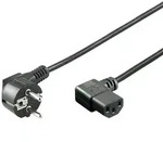 Goobay 96042 Stromkabel Schwarz 1,5 m CEE7/7 C13-Koppler