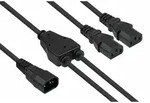 Kabelmeister Y-Kaltger&auml;teverl&auml;ngerung Kaltger&auml;te-Stecker C14 an 2x