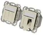 EFB Elektronik ET-25133.1V1 Steckdose 2 x RJ-45 Wei&szlig;