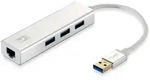 LevelOne USB-0503 Gigabit USB Netzwerkadapter mit USB Hub