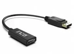 Inca IDTH-07 Videokabel-Adapter 0,2 m DisplayPort HDMI Typ A (Standard) Schwarz