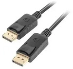 Lanberg CA-DPDP-10CC-0005-BK DisplayPort-Kabel 0,5 m Schwarz