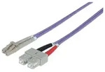Intellinet Glasfaser LWL-Anschlusskabel, Duplex, Multimode, LC/SC, 50/125 &mu;m,...