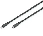 Digitus USB Silikon Kabel, USB 3.2 Gen2, USB 10Gbps, 1m, schwarz