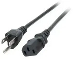 EFB Elektronik USA/NEMA 5-15P - C13 1.8m Schwarz 1,8 m C13-Koppler